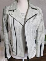 Lederjacke G-Star neu grau used look Größe S Hessen - Offenbach Vorschau