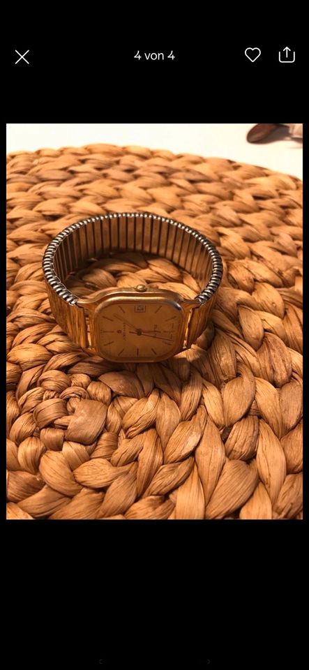 Junghans Vintage Armbanduhr Day Date Quartz in Nürnberg (Mittelfr)