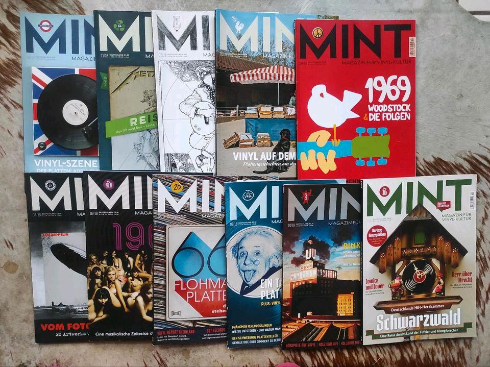 11 Zeitschriften Mint / Vinyl / Musik / Musikkultur in Neustadt-Glewe