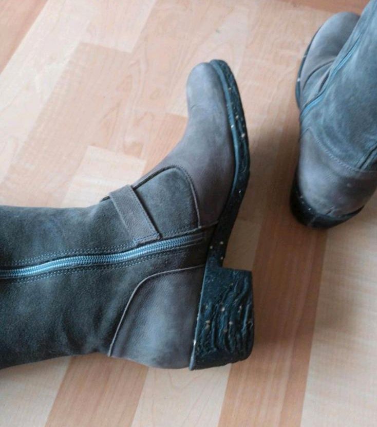 El Naturalista Stiefel Langschaft grau 40 Leder in Hamm