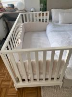 Kinderbett weiß höhenverstellbar Babybett childhome Laufstall Frankfurt am Main - Sachsenhausen Vorschau