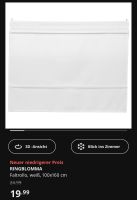 Faltrollo 100x160 weiß - RINGBLOMMA von Ikea Sachsen - Flöha  Vorschau