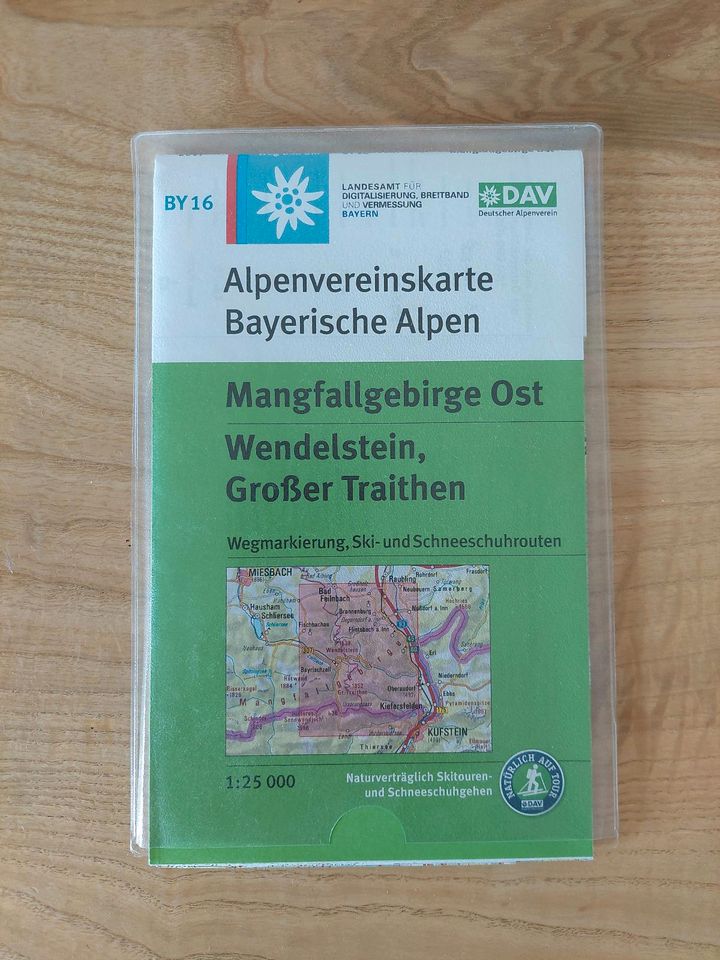 Alpenvereinskarte/Wanderkarte BY16 Mangfallgebirge Ost in Rosenheim