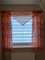 Fenster Deko Gardine Vorhang Voile orange Sachsen-Anhalt - Salzwedel Vorschau