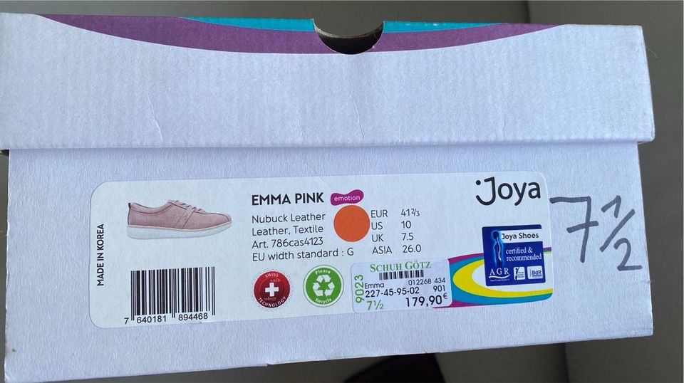 Joya Sneaker Emma Pink 41 2/3 in Pfinztal