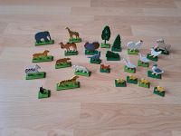 Schöne alte Tier-Figuren Holz - ca. 50 Jahre alt - DDR Spielzeug Hessen - Bad Vilbel Vorschau