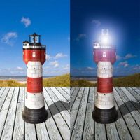 LED-Solar Leuchtturm Roter Sand 80 cm Solarlampe Solarleuchte Gartenlampe Gartenleuchte Solarstrahler 7540058 Westerwaldkreis - Hahn am See Vorschau