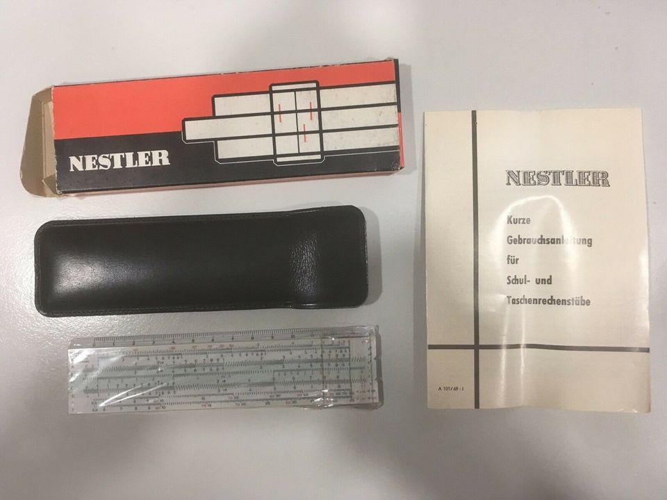 Schul- und Taschenrechenstäbe von Albert Nestler /Preis pro Stab in Schwieberdingen