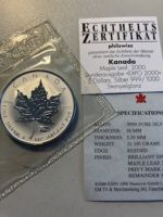 5 Dollar Maple Leaf 2000 Privy Mark Expo 2000 Silber Unze oz 999 Eimsbüttel - Hamburg Lokstedt Vorschau