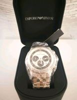 Original Emporio Armani Uhr - Chronograph - Silber - NEU OVP Frankfurt am Main - Sachsenhausen Vorschau