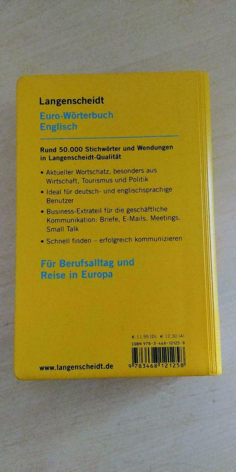 Langenscheidt Euro-Wörterbuch Englisch in Hagen