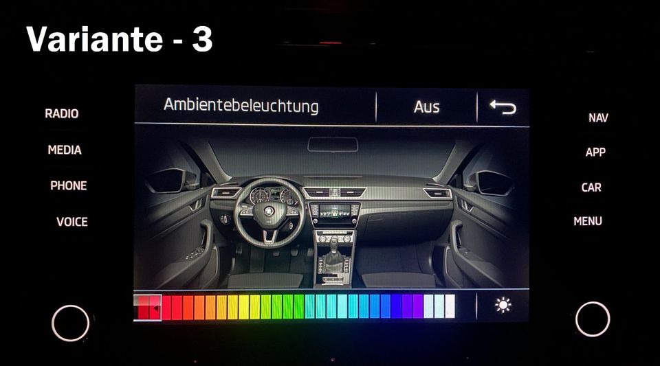 30 Farben Ambientebeleuchtung VW / SEAT / SKODA / AUDI in Berlin