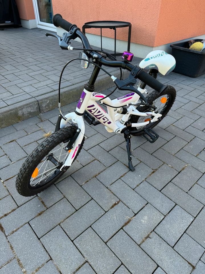 Fahrrad Kinder Mountainbike 16 Zoll Mädchen weiß pink lila in Heuerßen