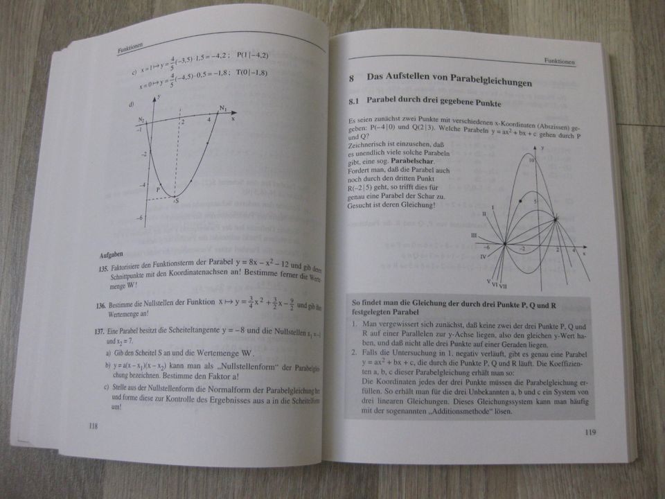 Mathematik Training Geometrie + Algebra 9. Klasse neuwertig in Ketsch