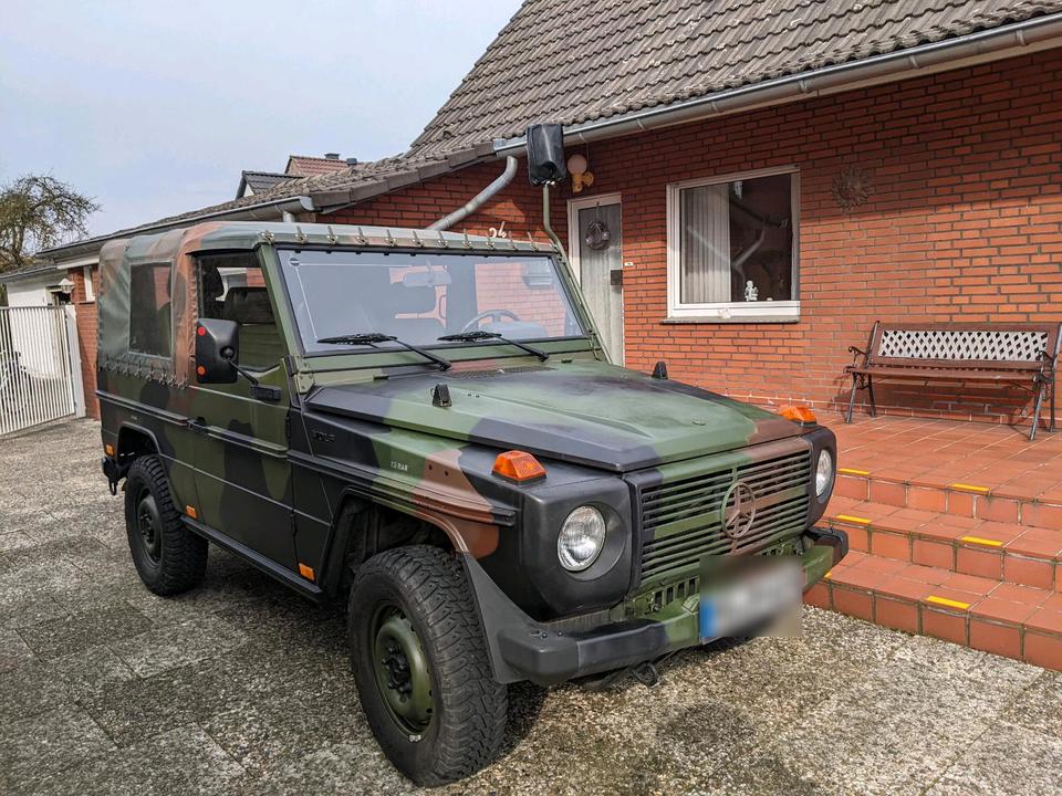 Mercedes Benz 250 GD, Wolf, Cabrio, Zul.: PKW 4 Sitze, H - Kennz. in Kinderhaus