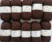 500g flauschiges Garn Caprice Soft von Rellana dunkelbraun Kreis Ostholstein - Dahme Vorschau