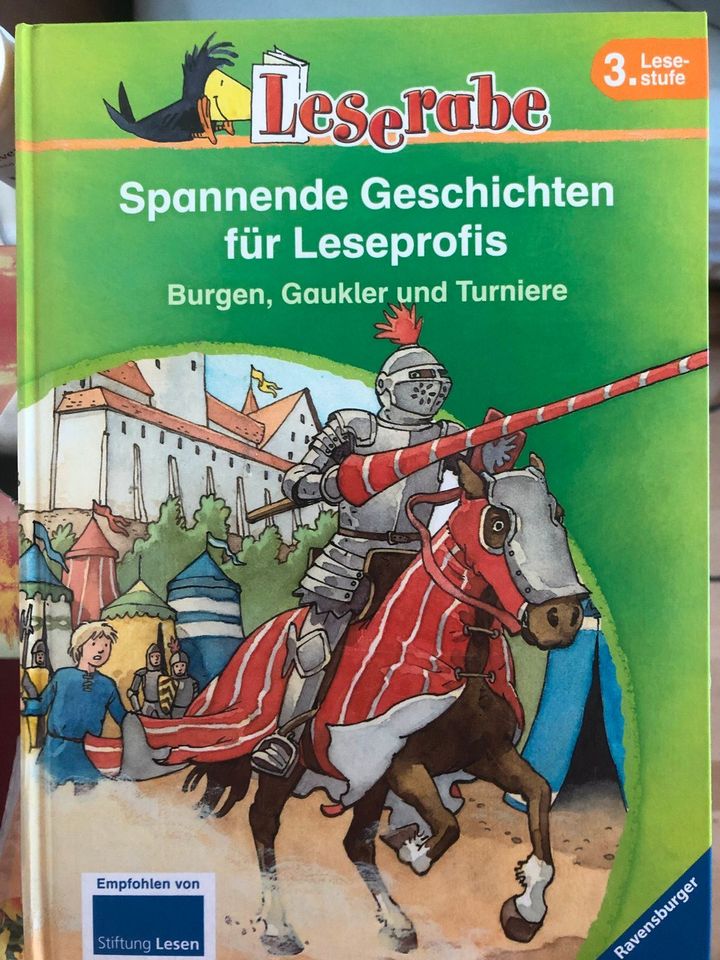 Kinderbuch - 3. Lesestufe - Burgen, Glaukler und Turniere in München