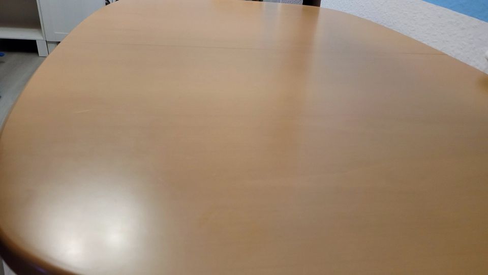 Küchentisch mit Polsterstuhl aus Massivholz Tisch Küchenmöbel in Schwerin