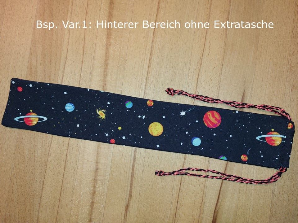 Flötentasche mit Namen - Weltraum div. Motive ab 9 € in München