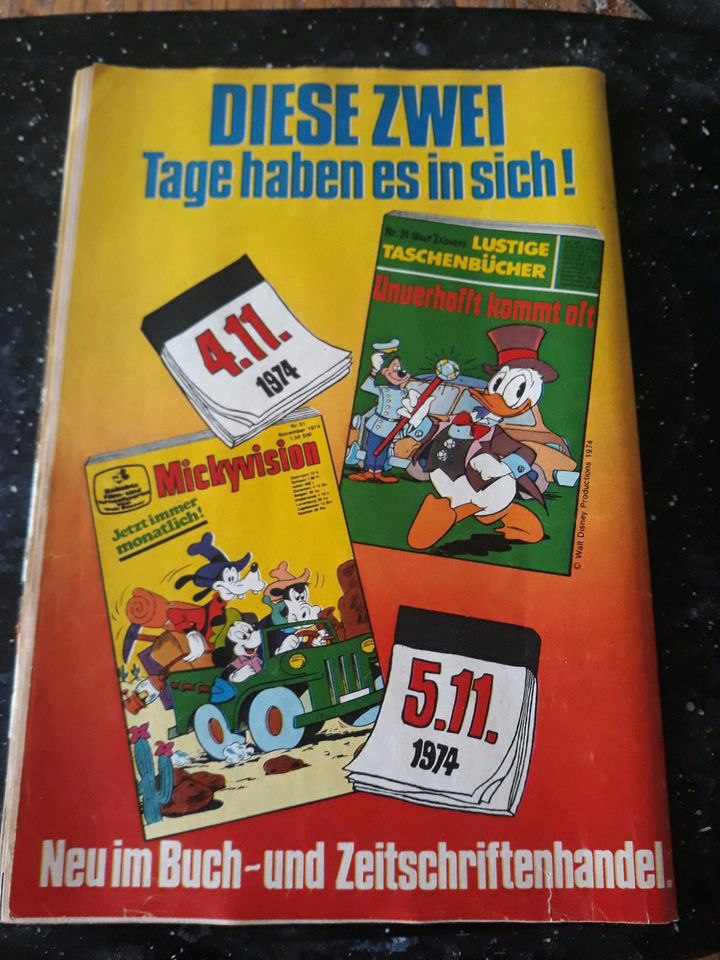 Micky Maus 1974 * Konvolut 4 Hefte * 50 Jahre alt * Sammelwürdig in Vlotho