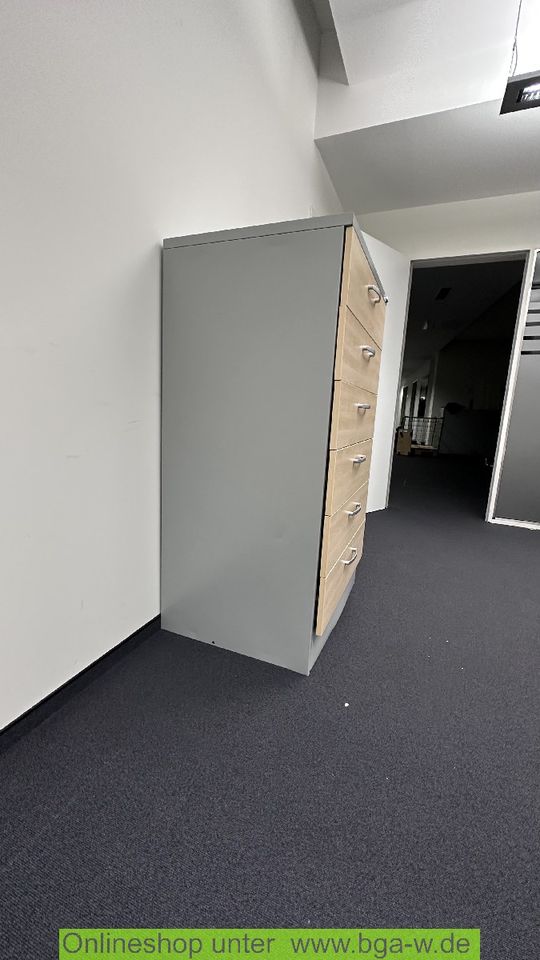 1xKarteikartenschrank König und Neurath Ahorn, Alugrau 78x60 in Dresden