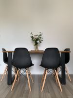NEUE Designer Esstisch Stühle im 4er,6er Set schwarz weiß grau Düsseldorf - Oberbilk Vorschau