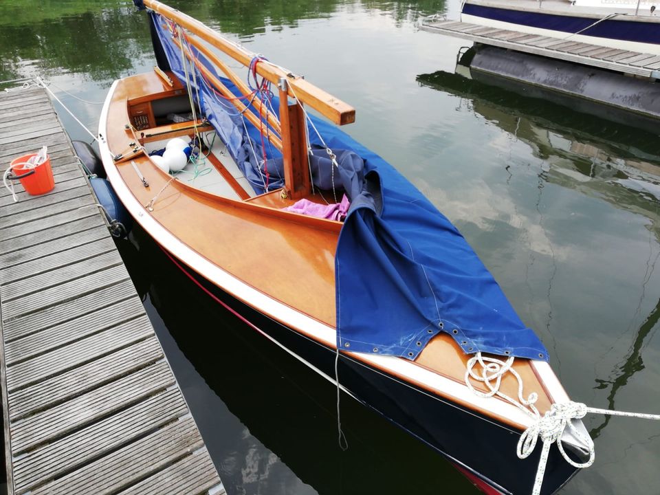 Segelboot Daysailer Oldtimer Kielboot Foucon Valk in Bergholz Rehbrücke