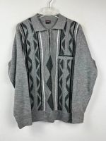 Vintage Crazy Pattern Half-Zip Pullover -Retro Sweater-90s -Gr. M Niedersachsen - Neuenhaus Vorschau