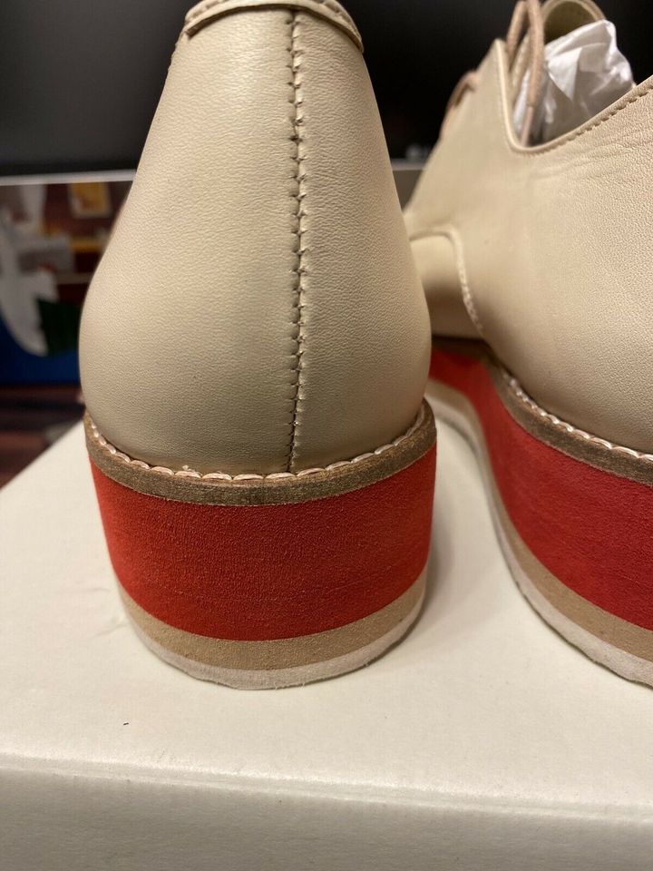 Kiomi schnür Schuhe schnürer beige Gr 42 rot Plateau in Nordrhein-Westfalen  - Recklinghausen | eBay Kleinanzeigen ist jetzt Kleinanzeigen