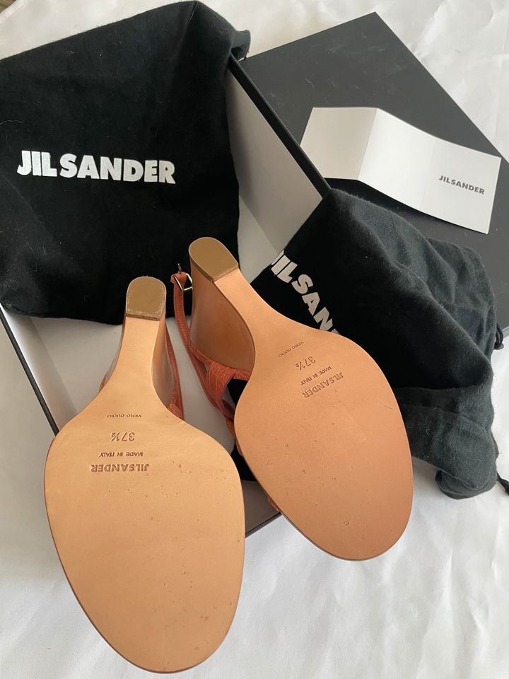 Jil Sander Leder Schuhe Sandaletten in Henstedt-Ulzburg