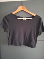 Crop Shirt schwarz Gr. L Hessen - Fulda Vorschau