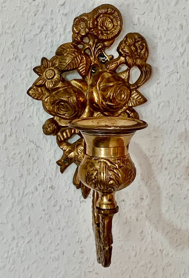 Seltene Fundstücke. 2 Jugendstil Kerzen Bronzeleuchter in Lambsheim