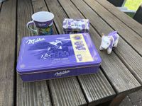 Milka 100 Jahre Blechdose + Osterbecher nr 3 + Spardose+ Mika Kuh Hessen - Wabern Vorschau