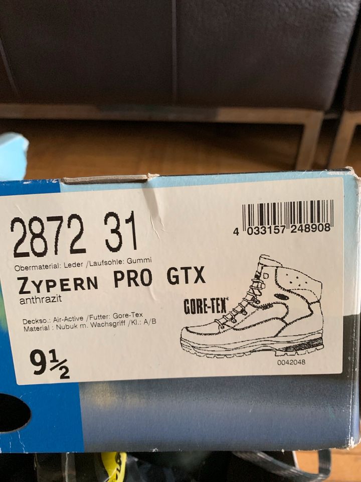 Meindl Wanderschuhe Zypern Pro GTX Anthrazit Größe 9,5 in Köln