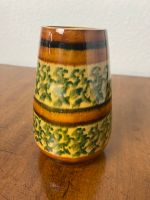 Vintage Keramikvase, senfgelb braun waldgrün, 70er, DDR, vintage Hamburg - Wandsbek Vorschau