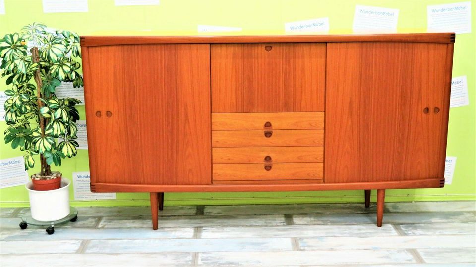 WunderbarMöbel - Designer Highboard von H.W. Klein Teakholz TOP in Köln