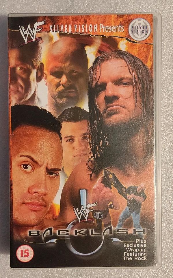 WWF VHS Armageddon & Backlash - WWE Wrestling Video Kassetten in Schwarzenberg (Erzgebirge)