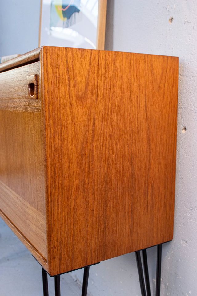 Teak Barschrank Vintage 60er Retro Kommode Sekretär Sideboard in Köln