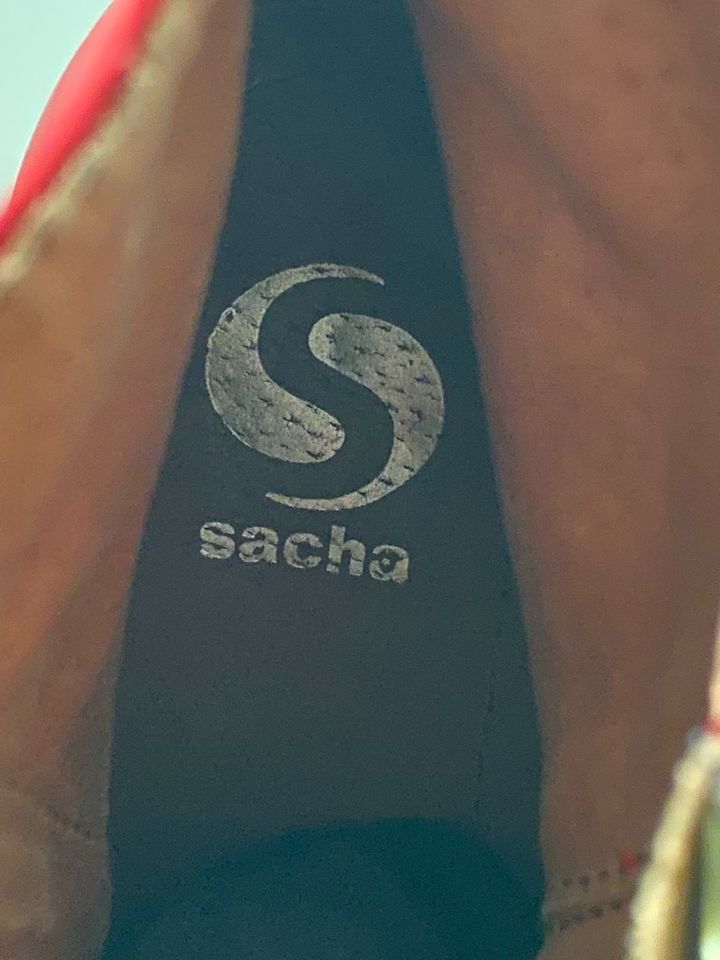 Sacha Shoes Stiefeletten rot neu 40 Leder in Neuss