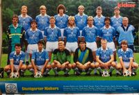 Mannschaftsposter Stuttgarter Kickers oldschool Saison 1989/90 Rheinland-Pfalz - Andernach Vorschau