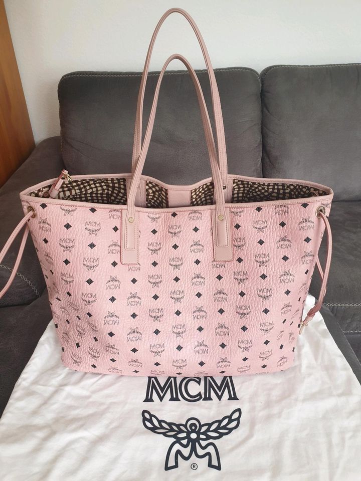 MCM Shopper Tasche Liz Pastellrosa in Bad Homburg