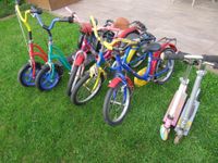 Kinderfahrräder 3Stück+4 Trettroller Bastler Rad Kinder Nordrhein-Westfalen - Verl Vorschau