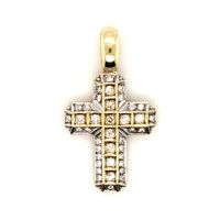 Anhänger Kreuz Gelb Gold 585/14kt Diamanten Brillanten 169655 Schleswig-Holstein - Norderstedt Vorschau