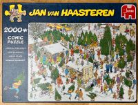 Jan van Haasteren Puzzle 2000 Teile Weihnachtsbaummarkt Stuttgart - Plieningen Vorschau