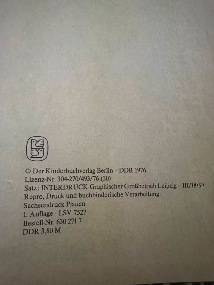 Fidelio und Schrumm, E.+E. Binder Kinderbuch, DDR in Dresden