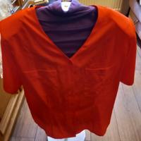 Schöne Seidenbluse in rot - Größe 46 Thüringen - Apolda Vorschau