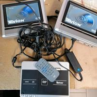 Tevion Rückbank Entertainment DVD-PLAYER mit 2 Monitoren Hessen - Linsengericht Vorschau