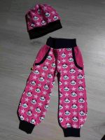 Handmade Pumphose und Mütze "Panda', pink, Gr. 104 Hessen - Eltville Vorschau