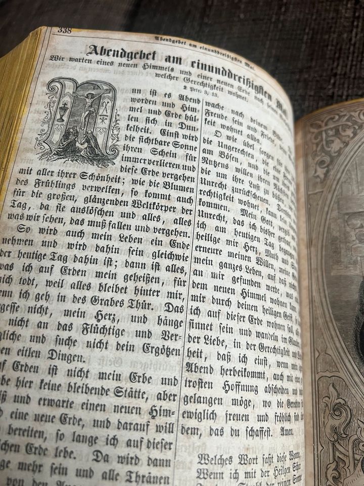 Antikes Buch um 1800 in Kalchreuth