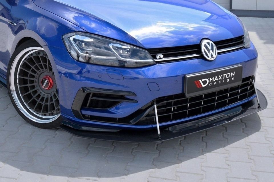 Maxton Design Frontlippe m. Koppelstangen und Splitter für VW MK7 in Dortmund